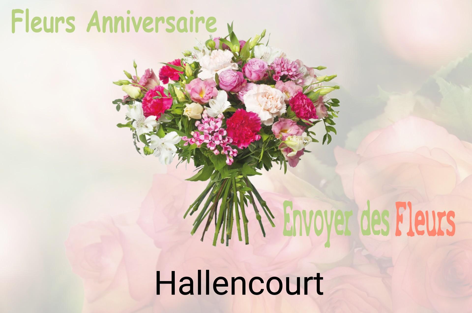 Bouquet de fleurs d’anniversaire livré à Hallencourt